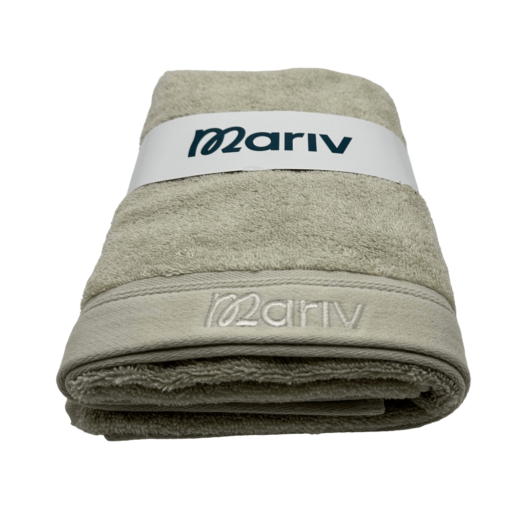 Handdoek Rivéma Beige 50x100 cm - Mariv